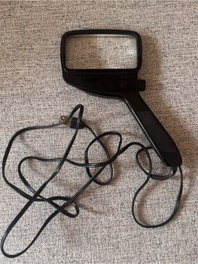 vintage Bausch & Lomb illuminated rectangular reader magnifying glass